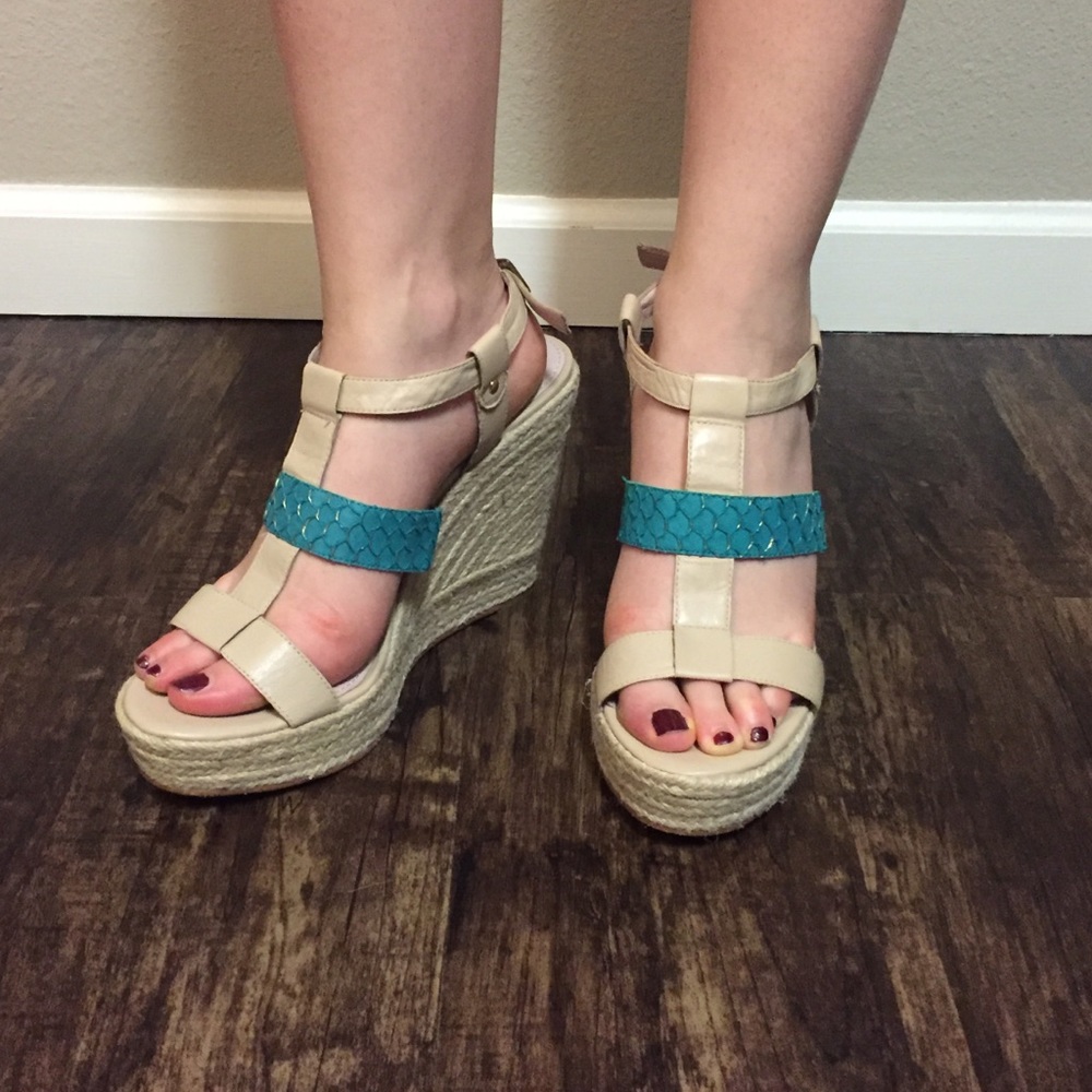 Vince Camuto Espadrilles Platform Wedges